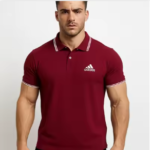 Sherooz Collection Trendy Waffle Knit Zipper Polo Shirts For Men / Polo Tshirts For Men / Men Polo Tshirts / Men Tshirts - Image 11